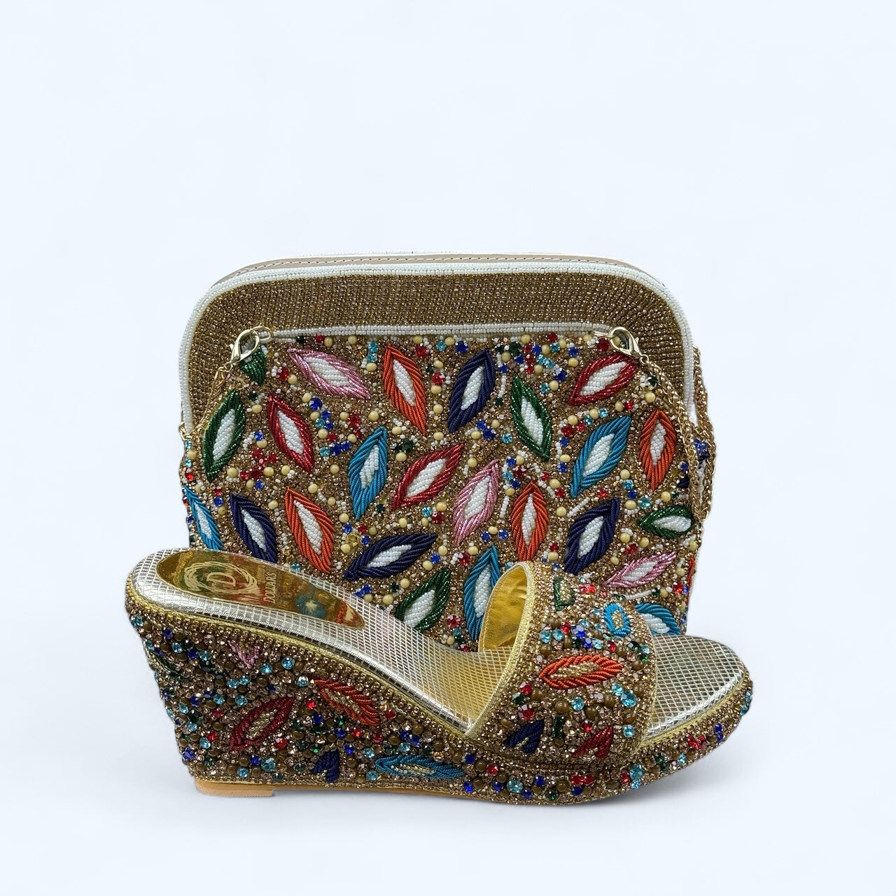 FANCY HEELS W/ CLUTCH SIZE 39