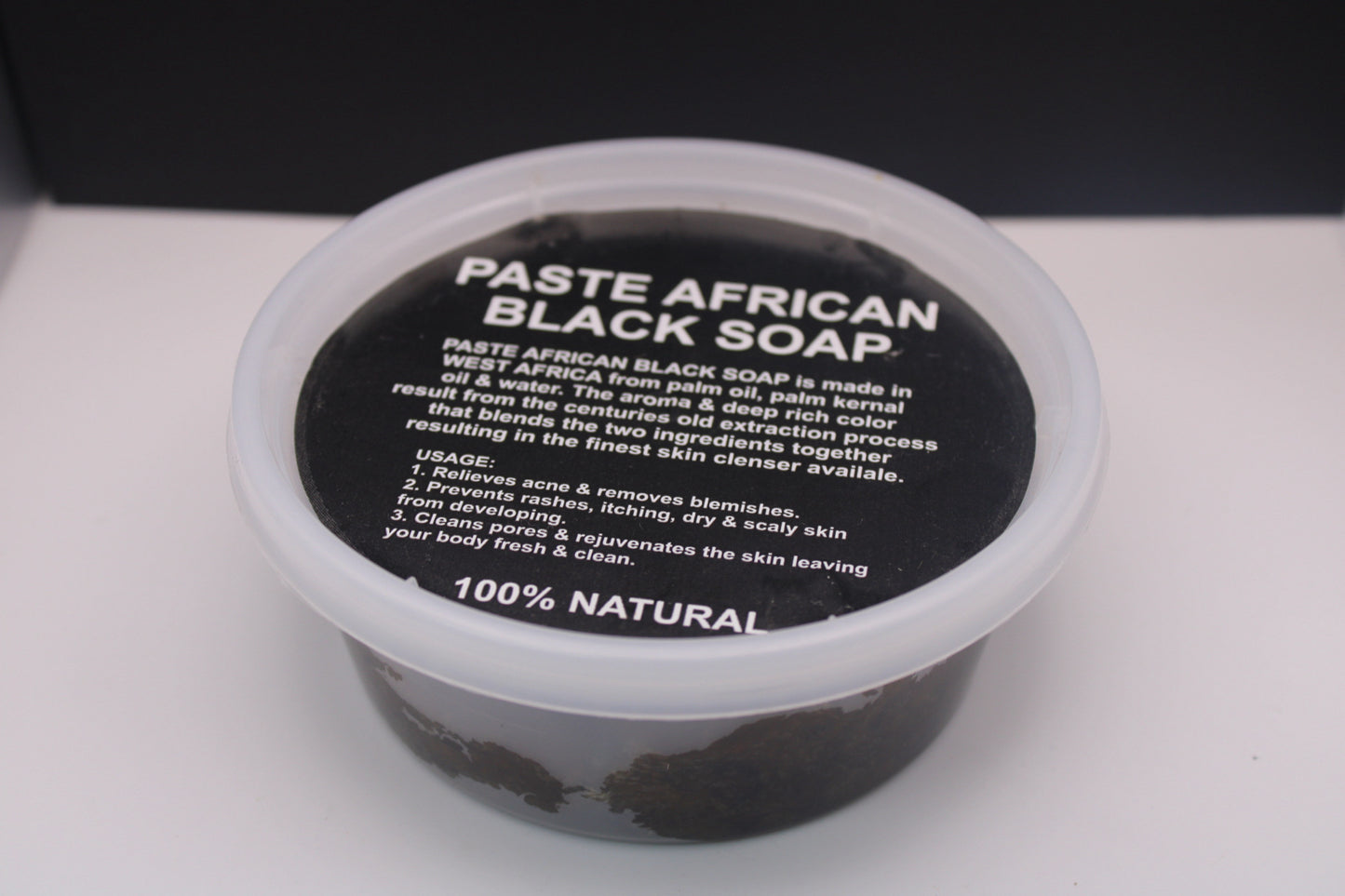 100% Natural African Black Soap