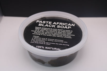 100% Natural African Black Soap
