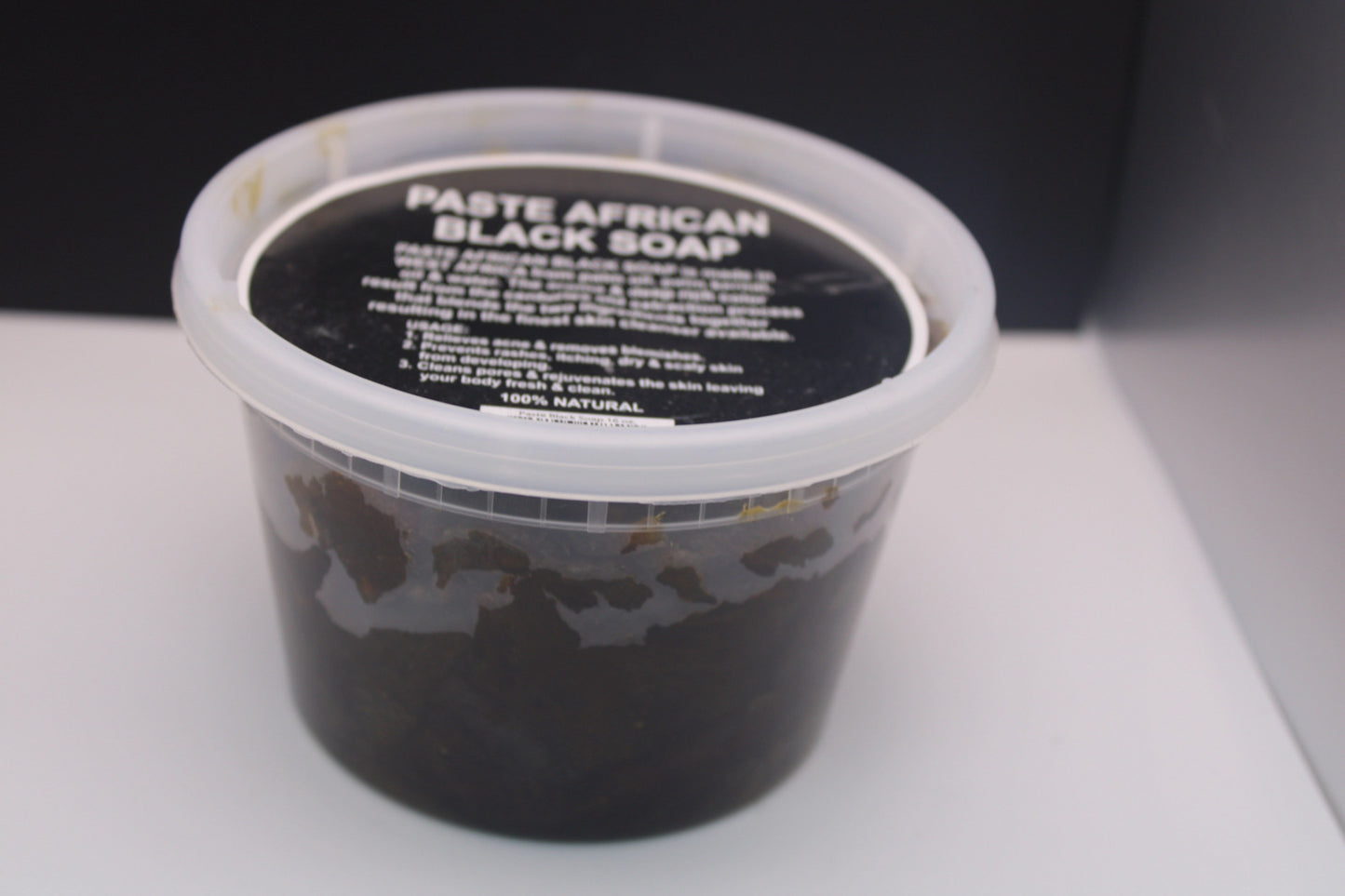 100% Natural African Black Soap
