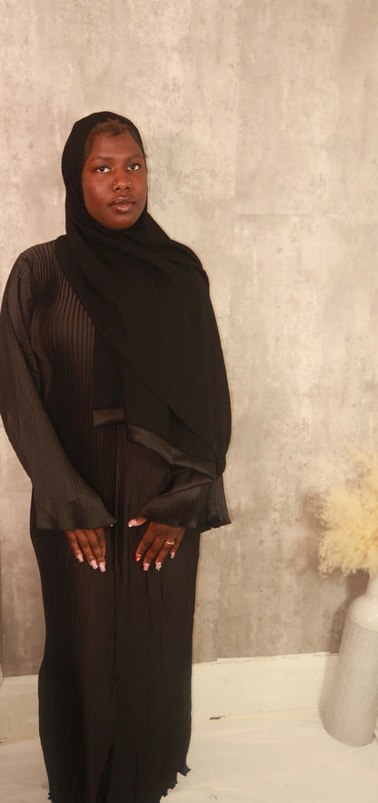 LADIES CRINKLE ABAYA